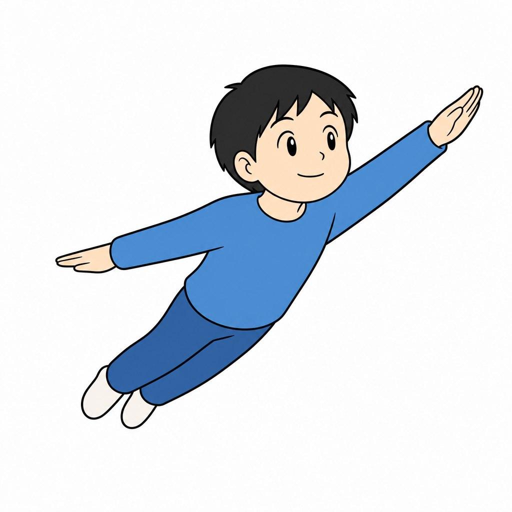 飛ぶ